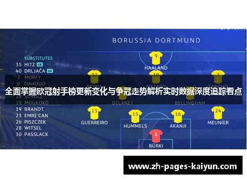 全面掌握欧冠射手榜更新变化与争冠走势解析实时数据深度追踪看点 全面掌握欧冠射手榜更新变化与争冠走势解析实时数据深度追踪看点